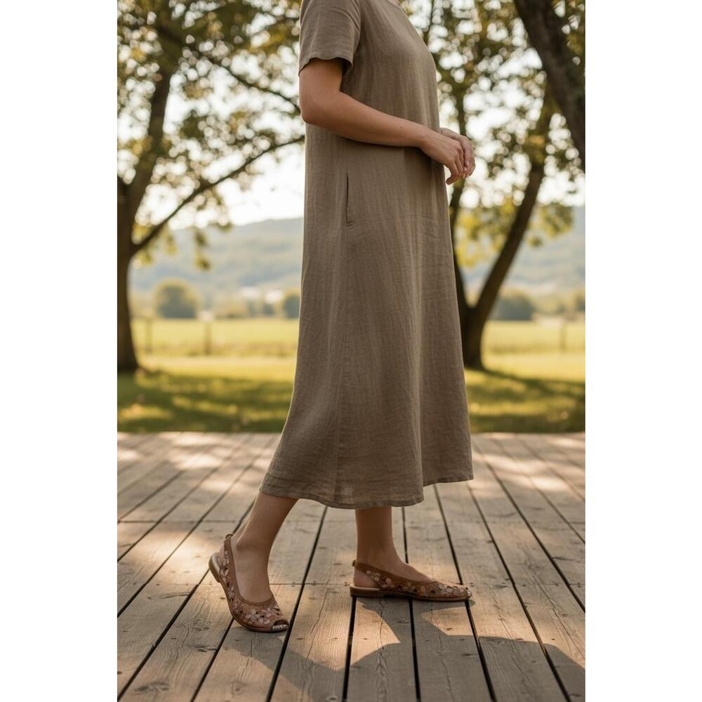 Pikolinos Sandals Womens Size 7.5 Brown Leather Slingback Floral Cutout Comfort